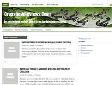 Tablet Screenshot of crossbowreviewsx.com